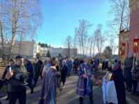 Праздничное богослужение в храме святой блаженной Матроны Московской с. Чулки-Соколово